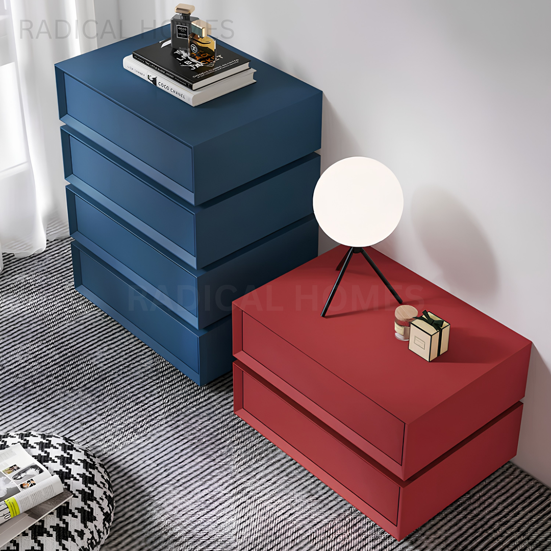 JERLING Modern Rotating Bedside Table