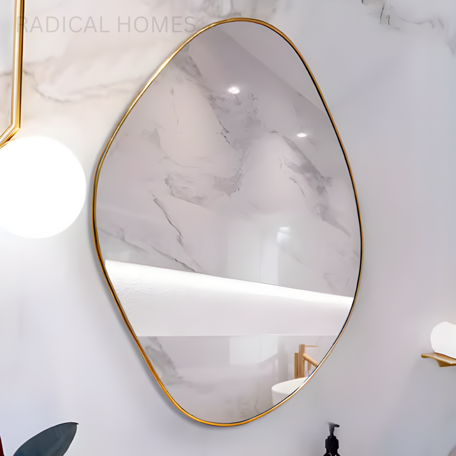 LEI Modern Irregular Wall Mirror - Radical Homes Singapore