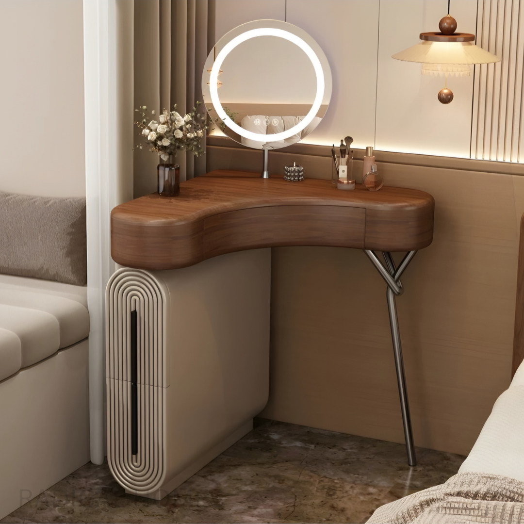 SERENA Minimalist Solid Wood Vanity Set