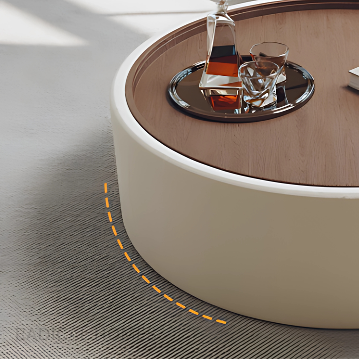 ORBIT Modern Round Storage Coffee Table