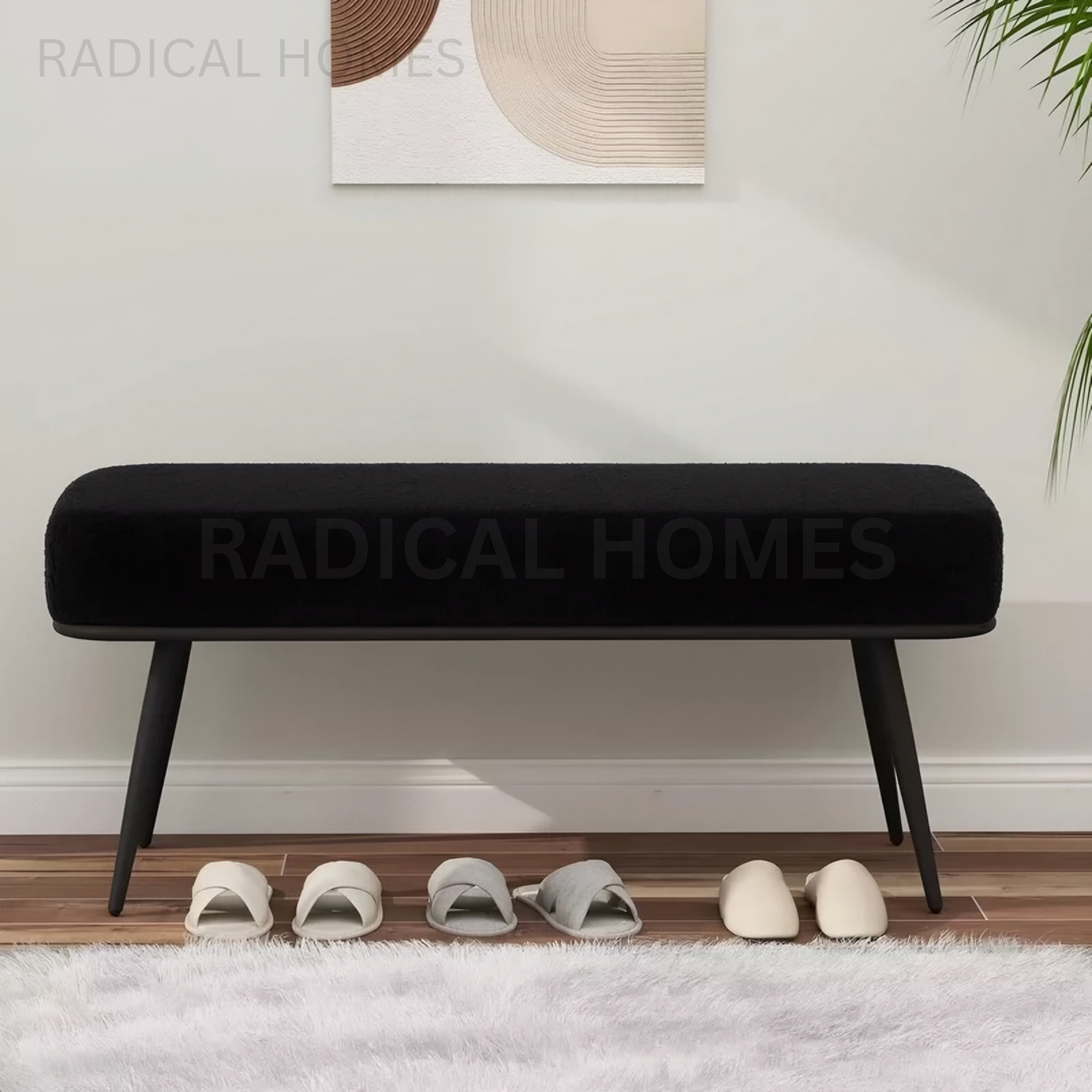 LAPID Modern Lambswool Bench - Radical Homes Singapore