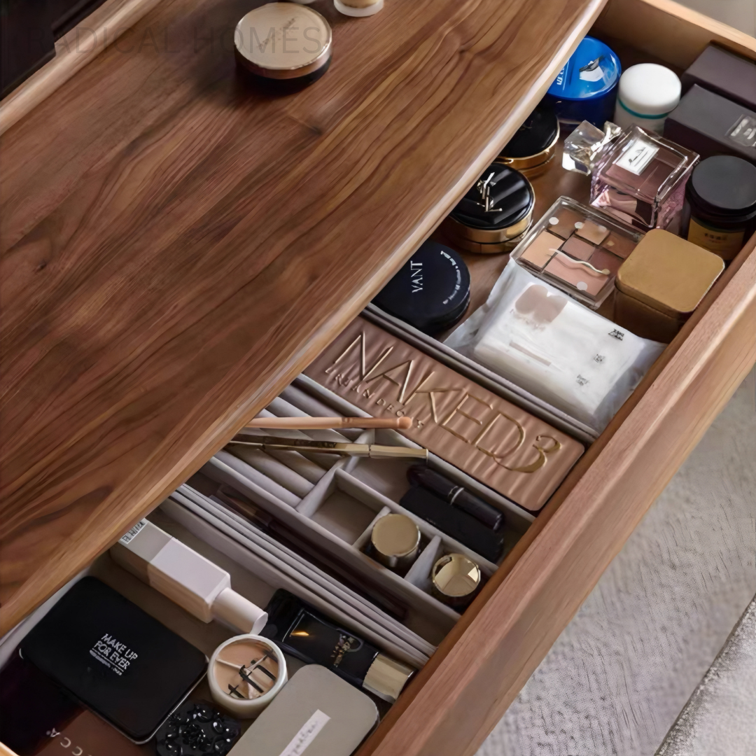 NARU Vintage Solid Wood Vanity Table