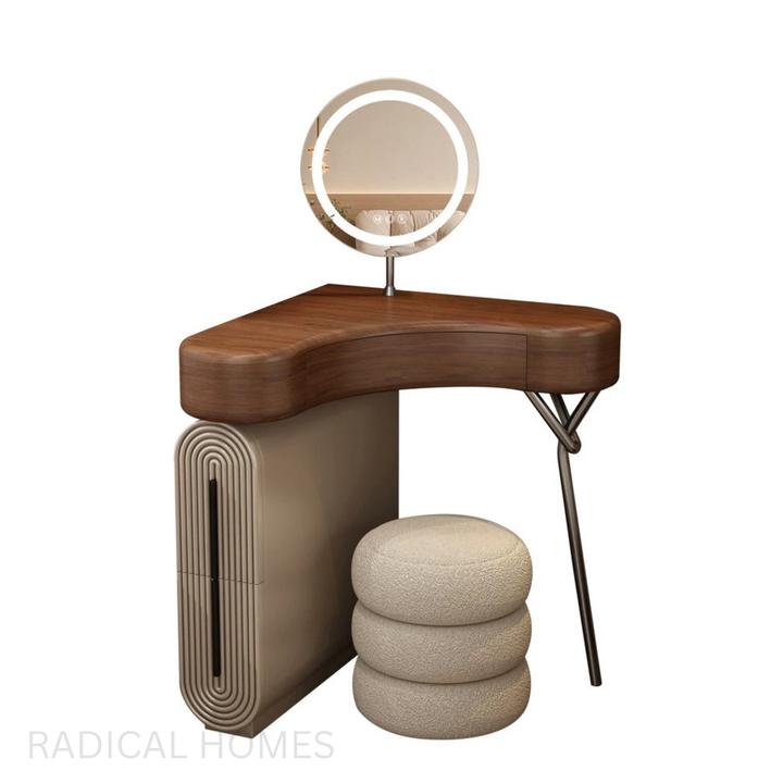 SERENA Minimalist Solid Wood Vanity Set