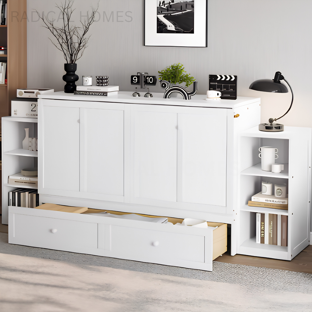 ZALDI Modern Murphy Storage Bedframe