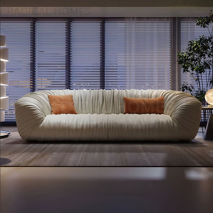 ESFEO Modern Leather Sofa - Radical Homes Singapore