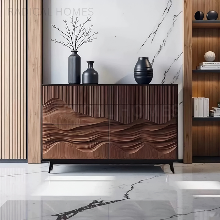 MARCEL Rustic Walnut Wood Sideboard
