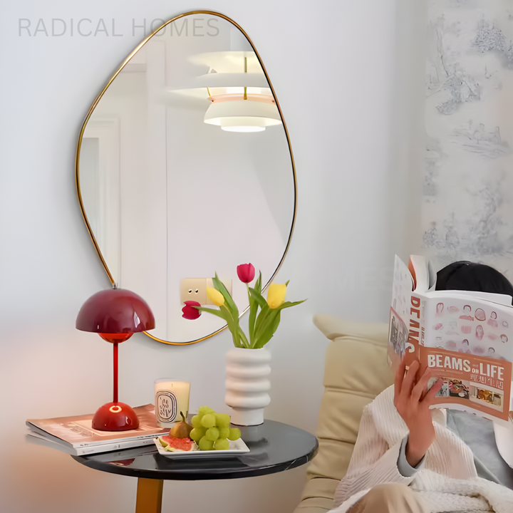 LEI Modern Irregular Wall Mirror - Radical Homes Singapore