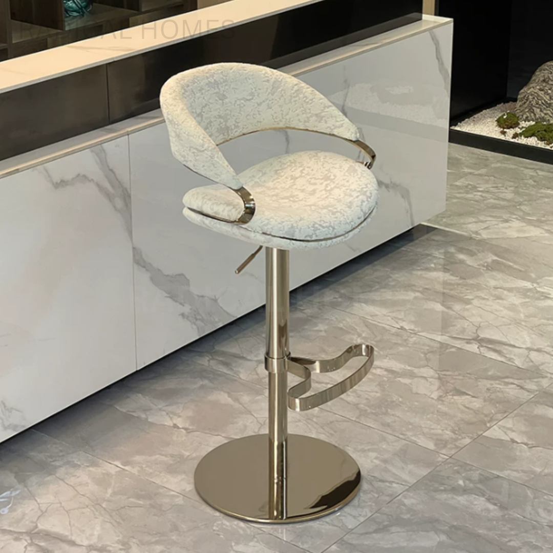 KAYLEE Modern Fabric Bar Stool