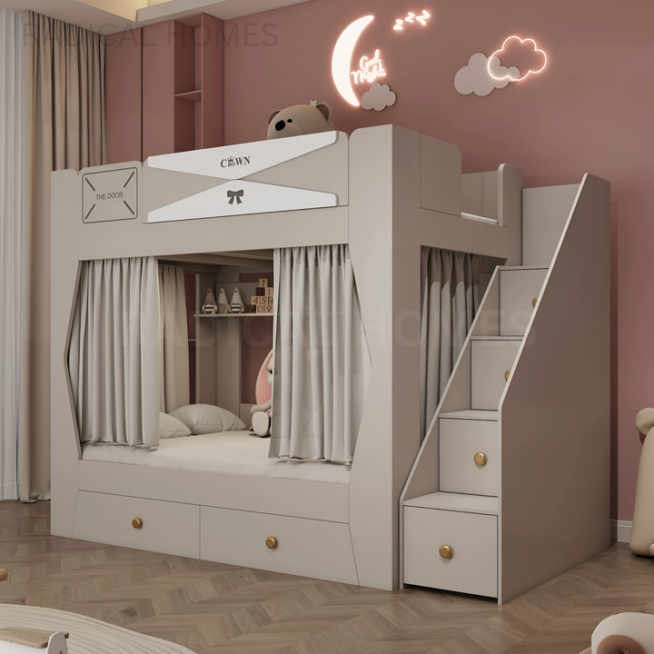 LUMELLA Modern Double Decker Bedframe - Radical Homes Singapore