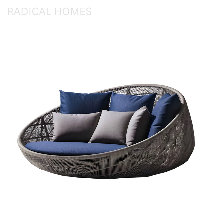 SOLANO Modern Outdoor Round Daybed - Radical Homes Singapore