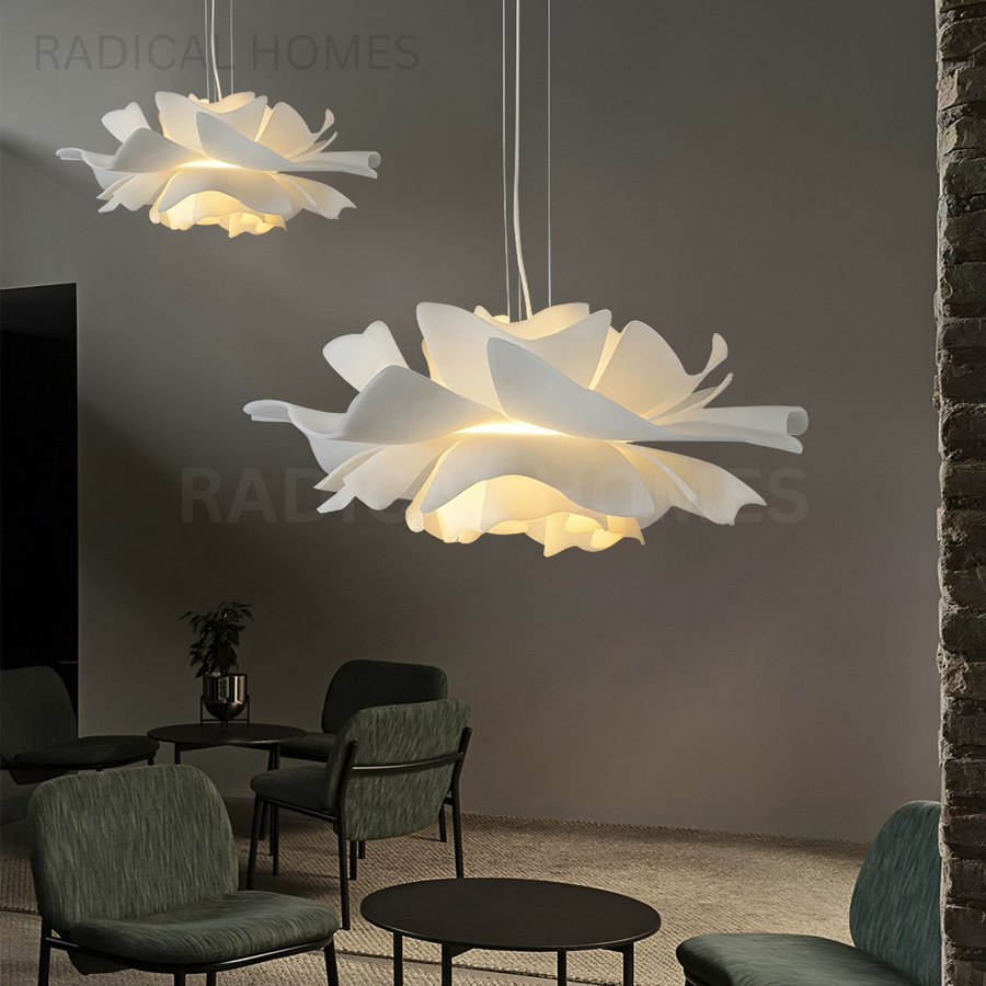 LUNORA Modern Lotus Petal Pendant Light - Radical Homes Singapore
