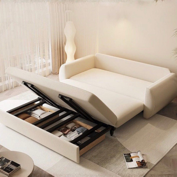 DALLURE Modern Boucle Storage Sofa Bed (INSTOCK)