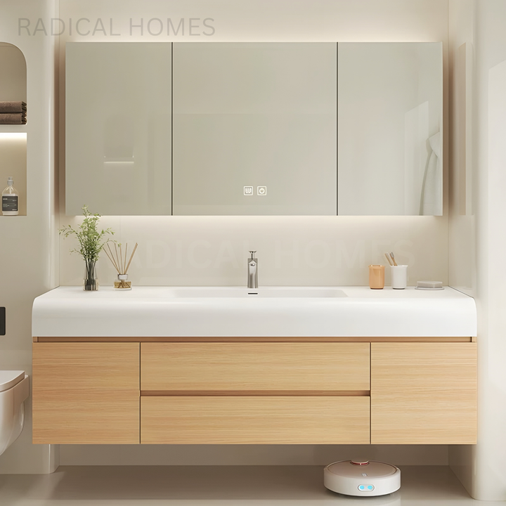 HINORA Modern Minimal Storage Vanity Set - Radical Homes Singapore