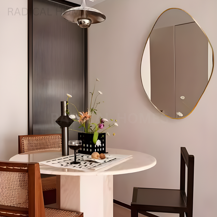 LEI Modern Irregular Wall Mirror - Radical Homes Singapore