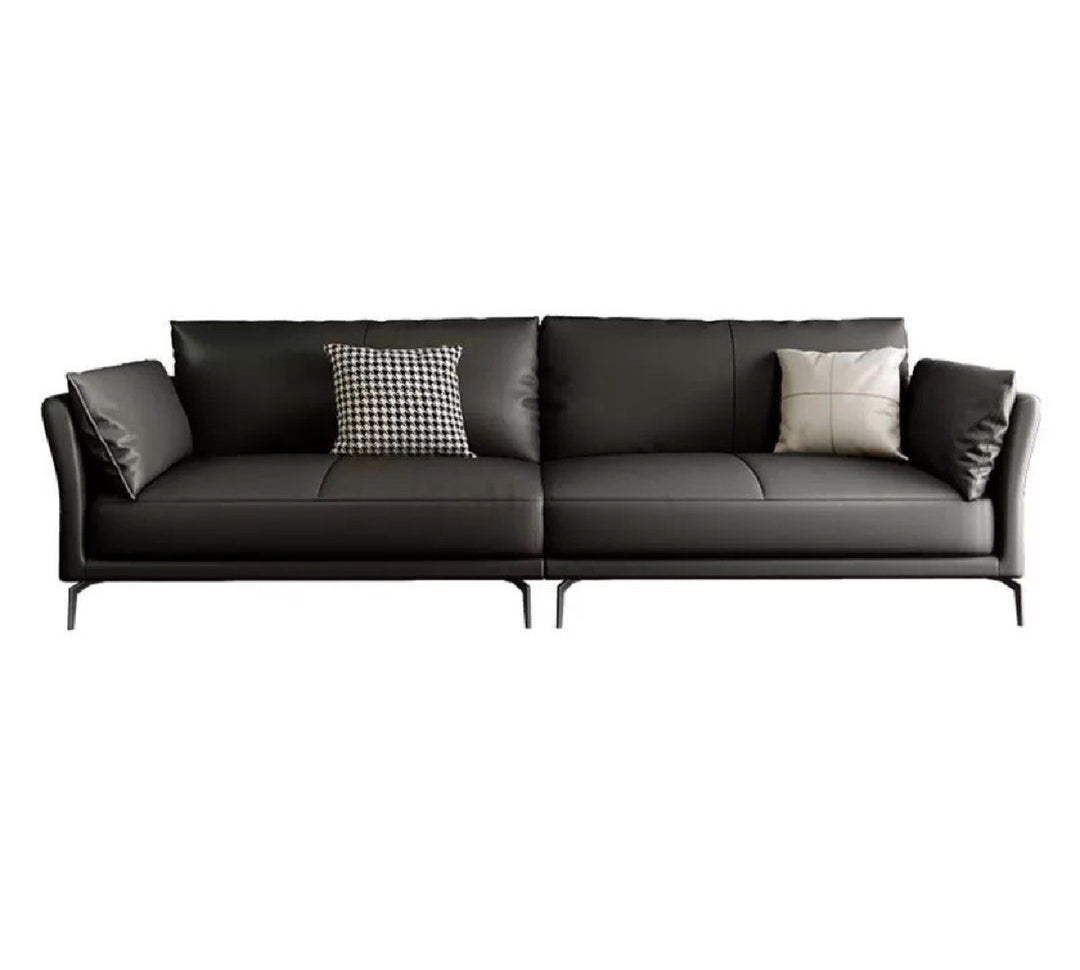 JUSTINE Modern Genuine Leather Sofa (INSTOCK)