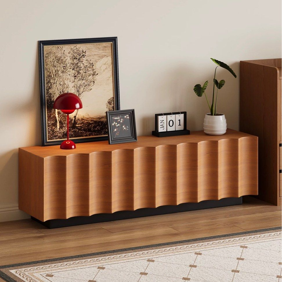MAXIN Modern Solid Wood TV Console