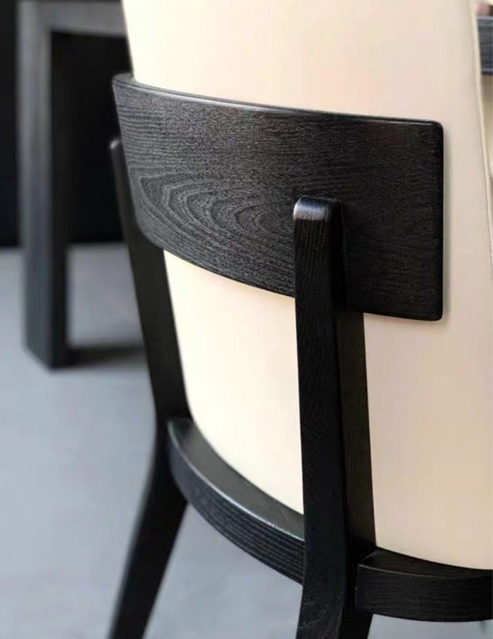 LUJO Modern Leather Dining Chair