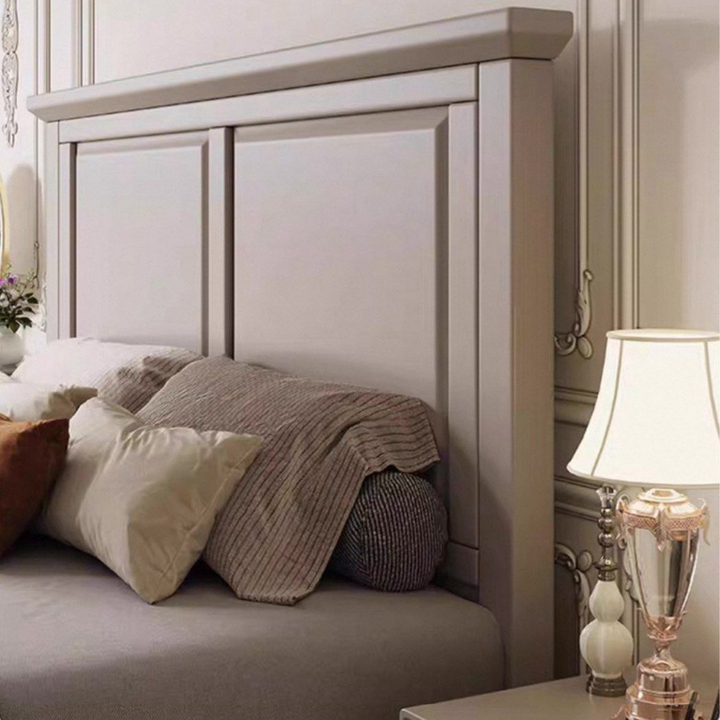 KISALE Vintage Solid Wood Bedframe