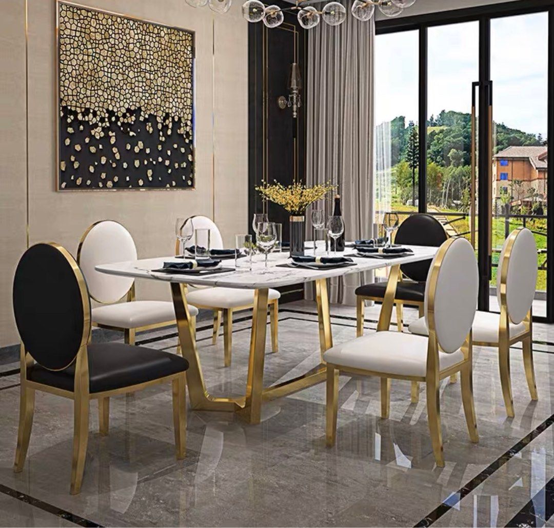 EDDY Modern Marble Dining Table