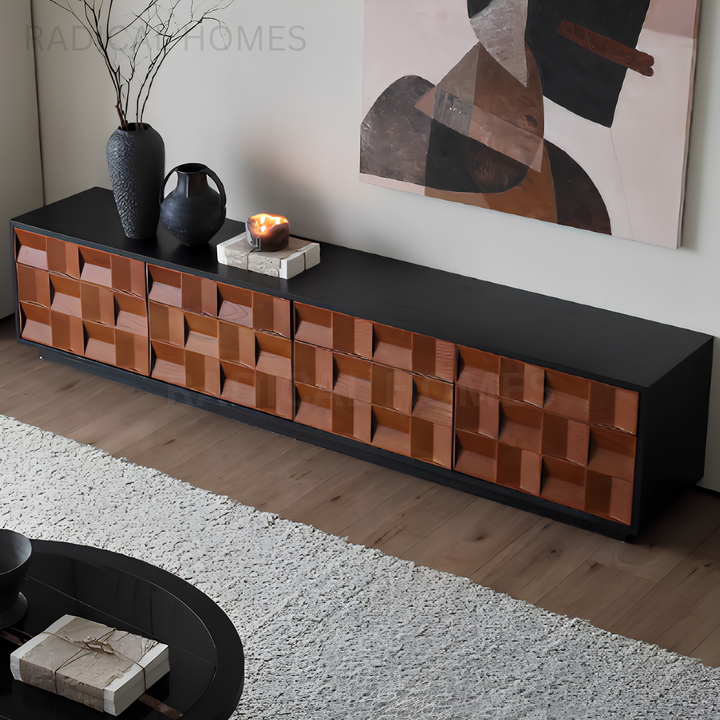 ASHUR Modern Solid Wood TV Console