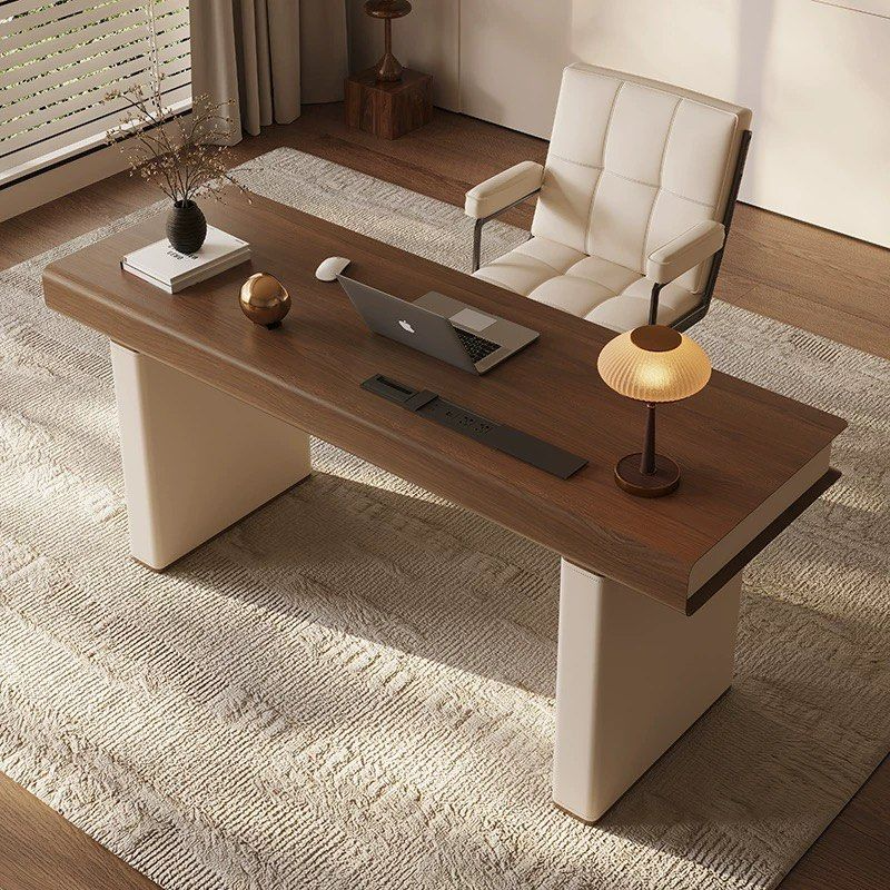 BERRYE Modern Solid Wood Study Table