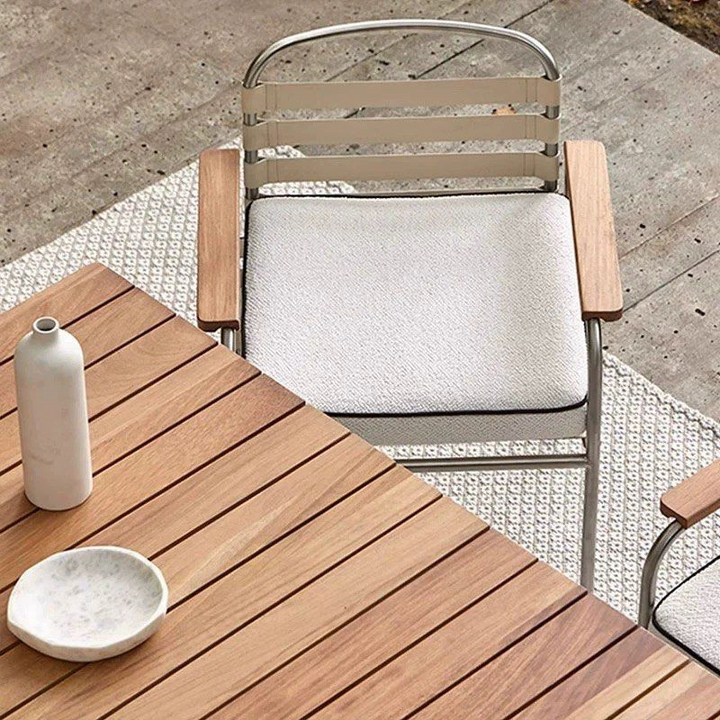 GREU Modern Outdoor Teak Wood Table