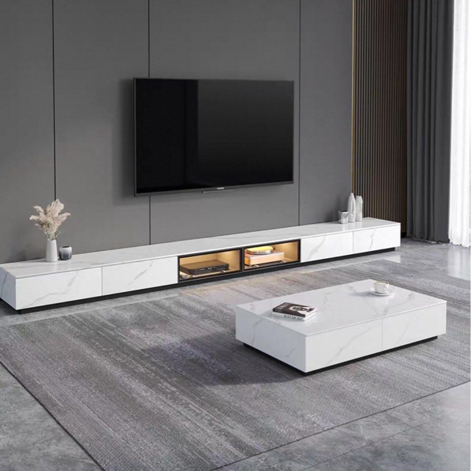 DOMES Modern Sintered Stone TV Console