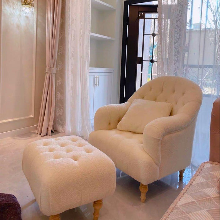 TRACS Victorian Fabric Lounge Chair