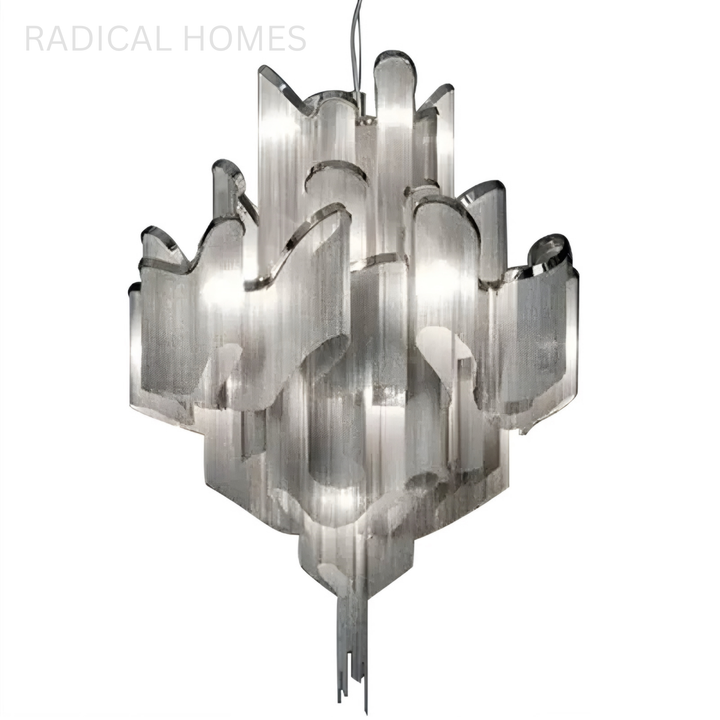 VALRON Modern Grand Crystal Cascade Chandelier - Radical Homes Singapore