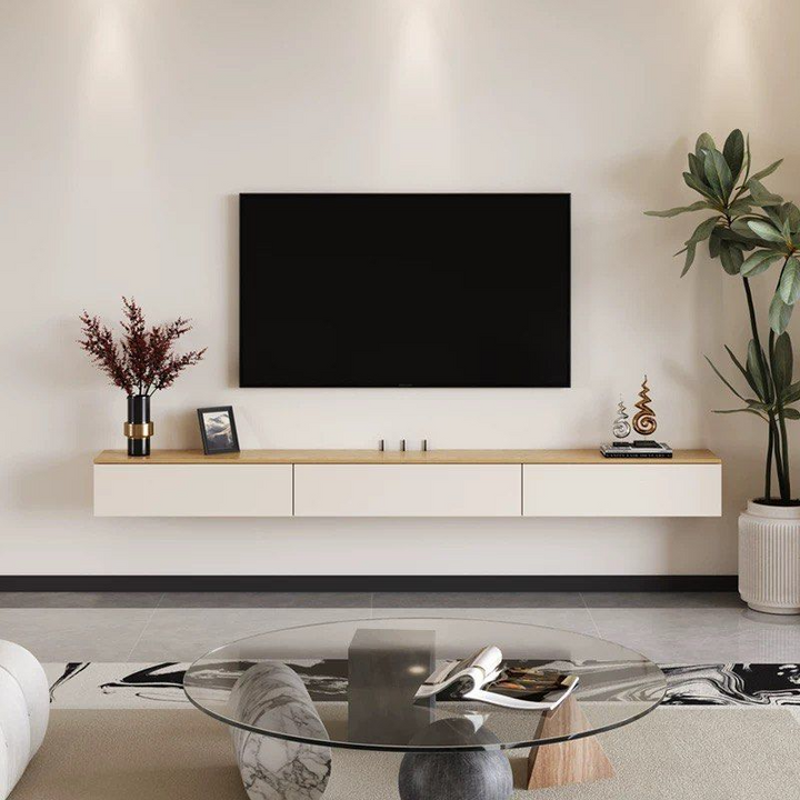 UREO Modern Solid Wood TV Console