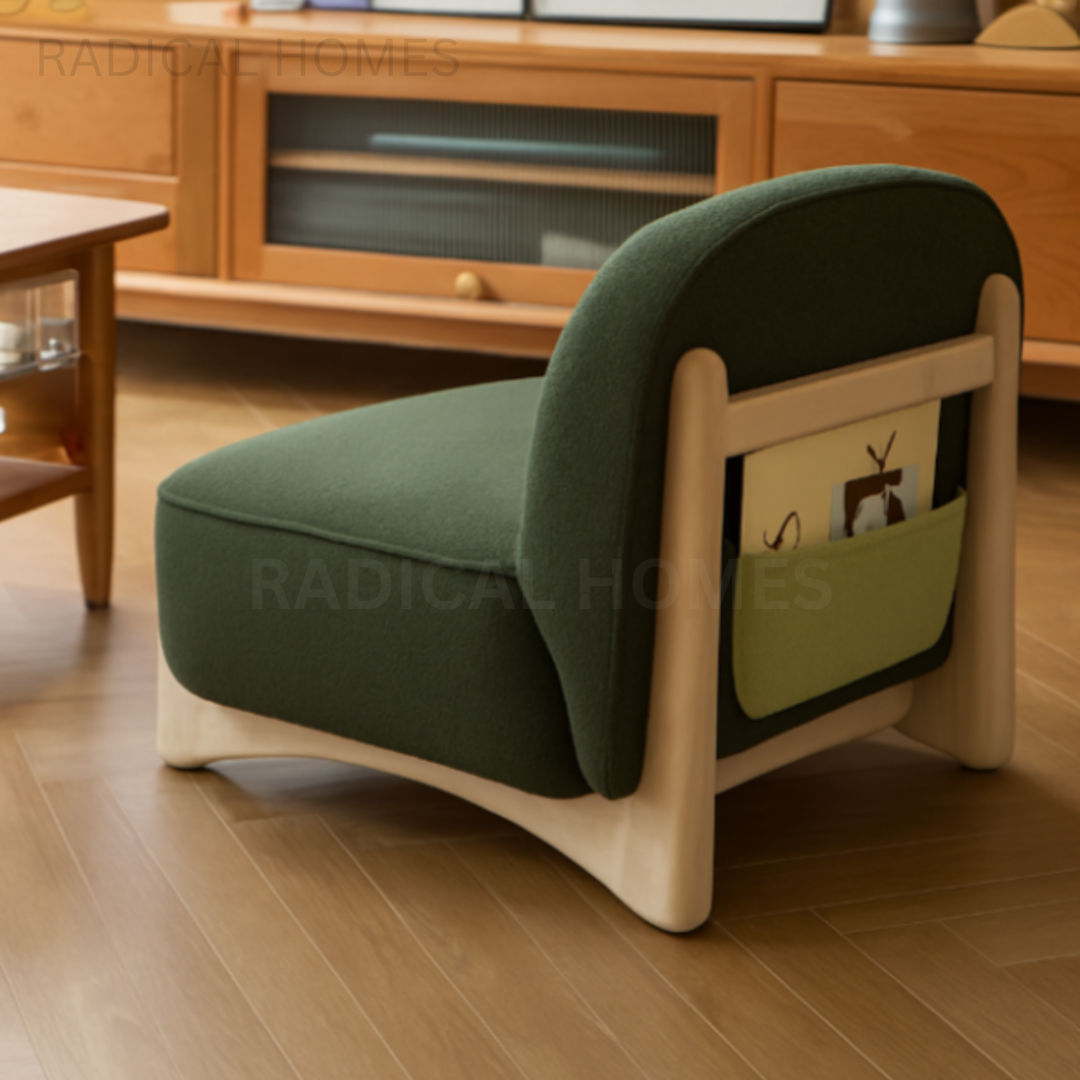 HAILEY Modern Fabric Children Lounge Chair - Radical Homes Singapore
