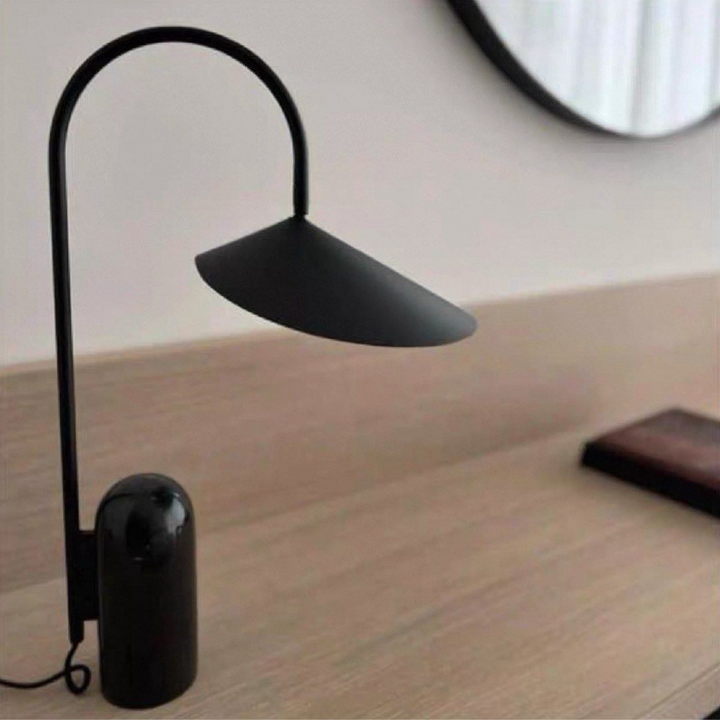 JANGA Modern Marble Floor & Table Lamp