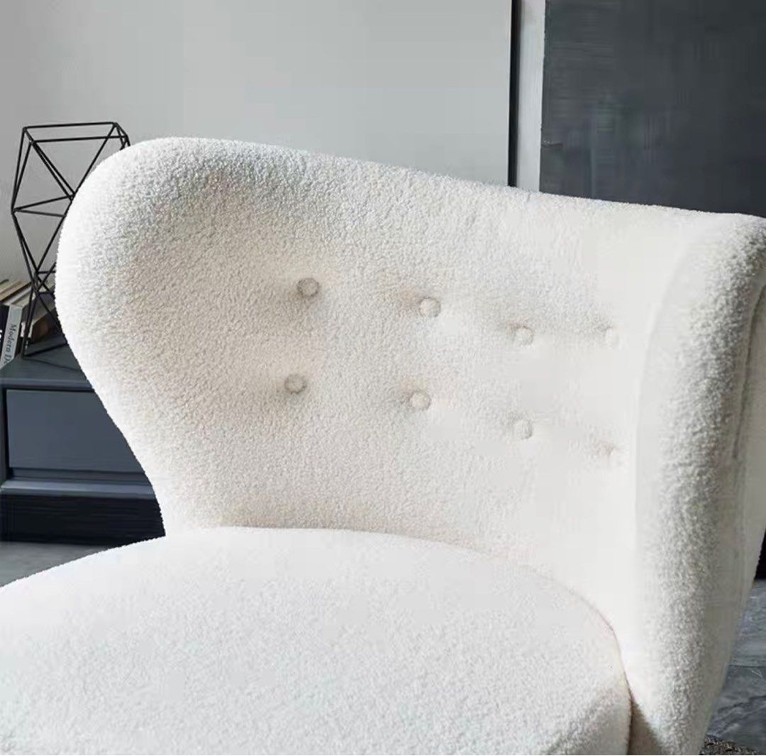 GRACIE Modern Boucle Lounge Chair