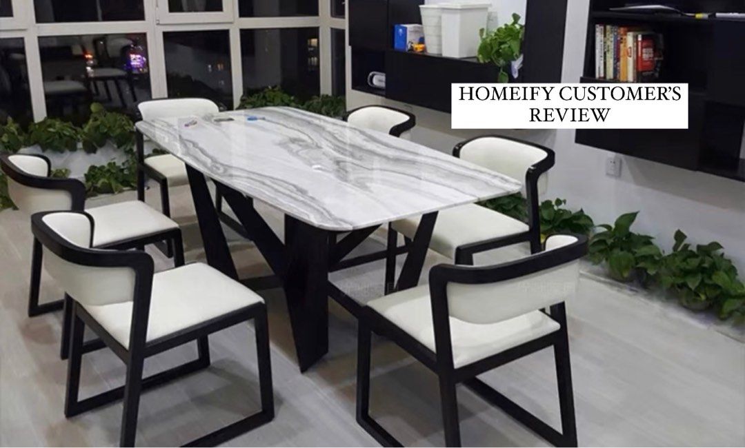 ELSON Modern Marble Dining Table