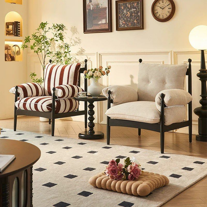 TASA Victorian Fabric Lounge Chair