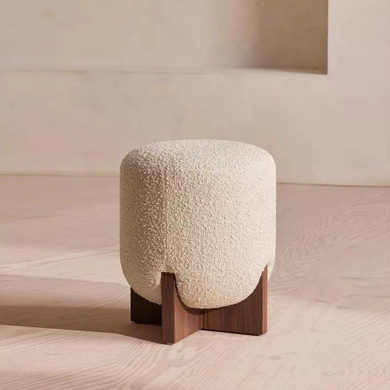 GAMO Modern Boucle Vanity Stool