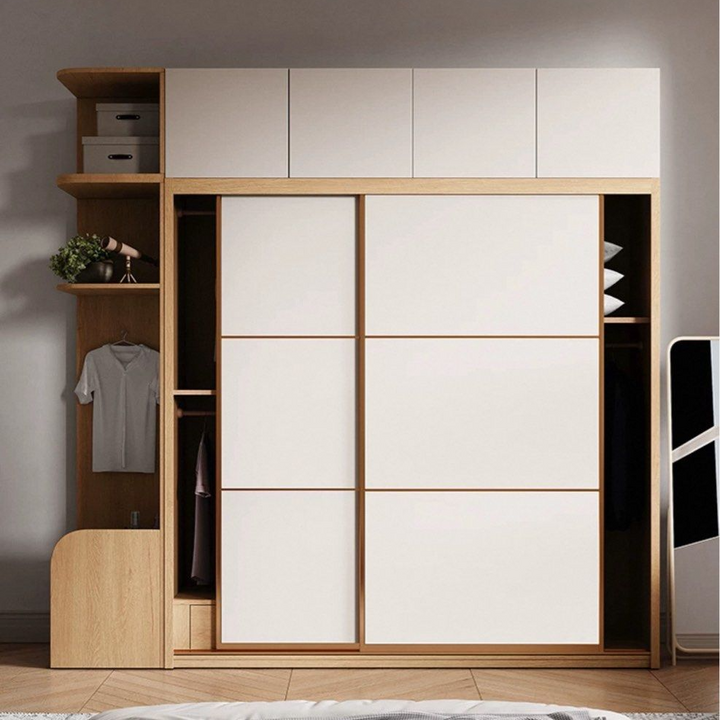 GORO Japandi Solid Wood Wardrobe