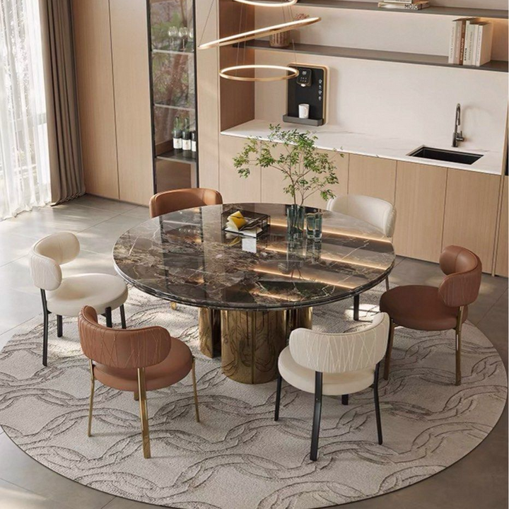 AREKEL Modern Leather Dining Chair