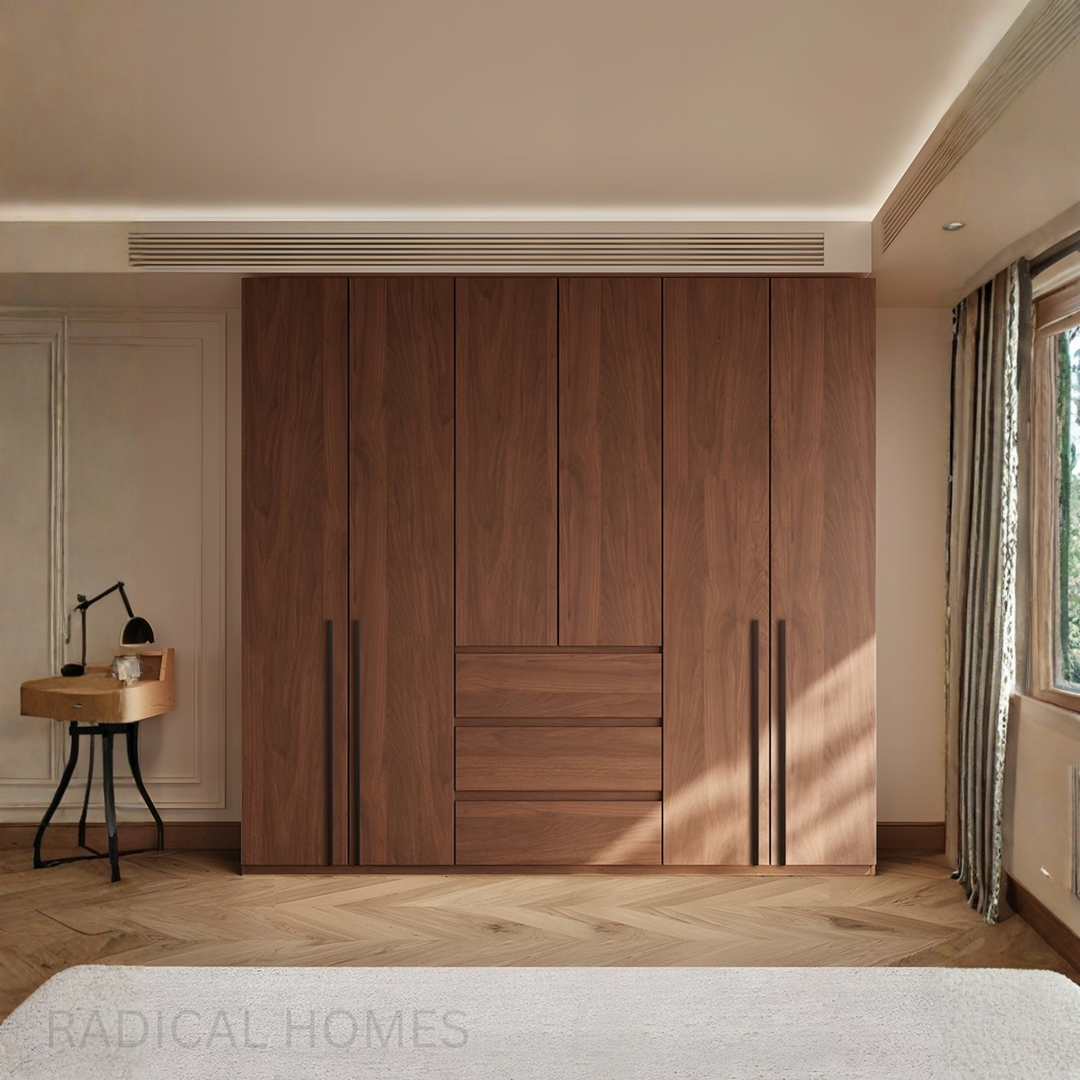 ADON Modern Walnut Wardrobe