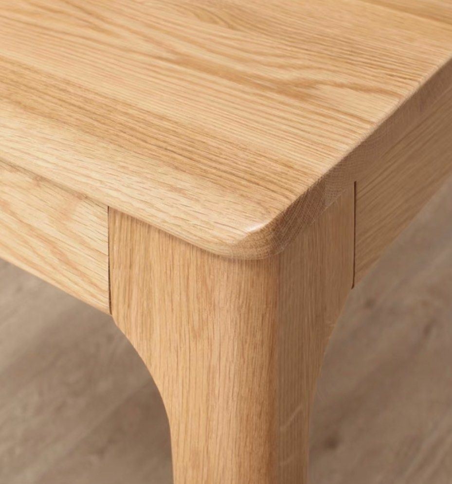 MACK Japandi Oak Wood Dining Table & Chairs