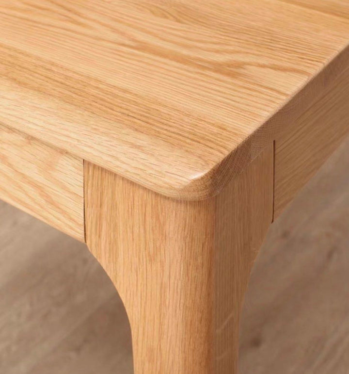 MACK Japandi Oak Wood Dining Table & Chairs
