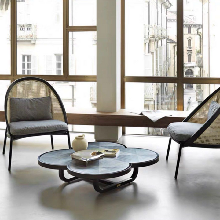NATHAN Modern Rattan Lounge Chair