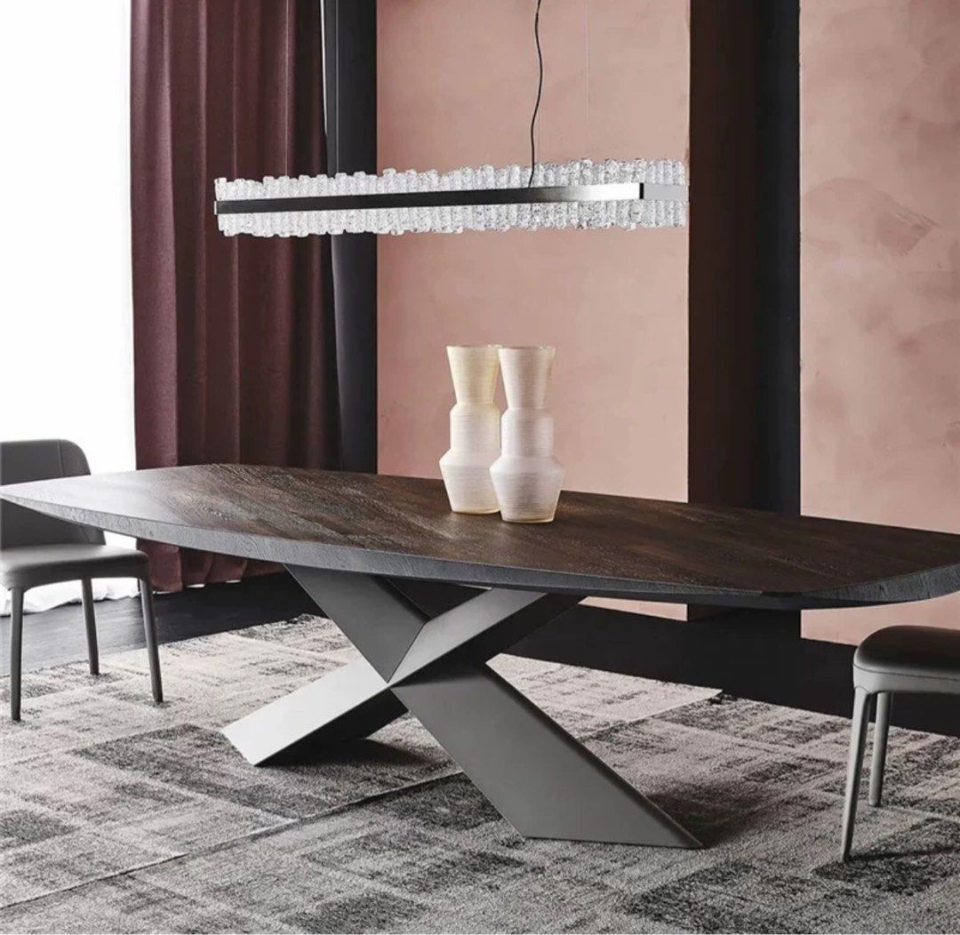 ALBE Modern Solid Wood Dining Table