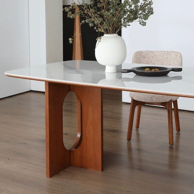THEMIEN Modern Sintered Stone Dining Table