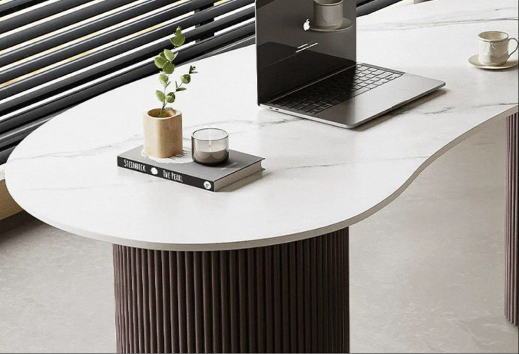 HEEM Modern Sintered Stone Study Table – Radical Homes