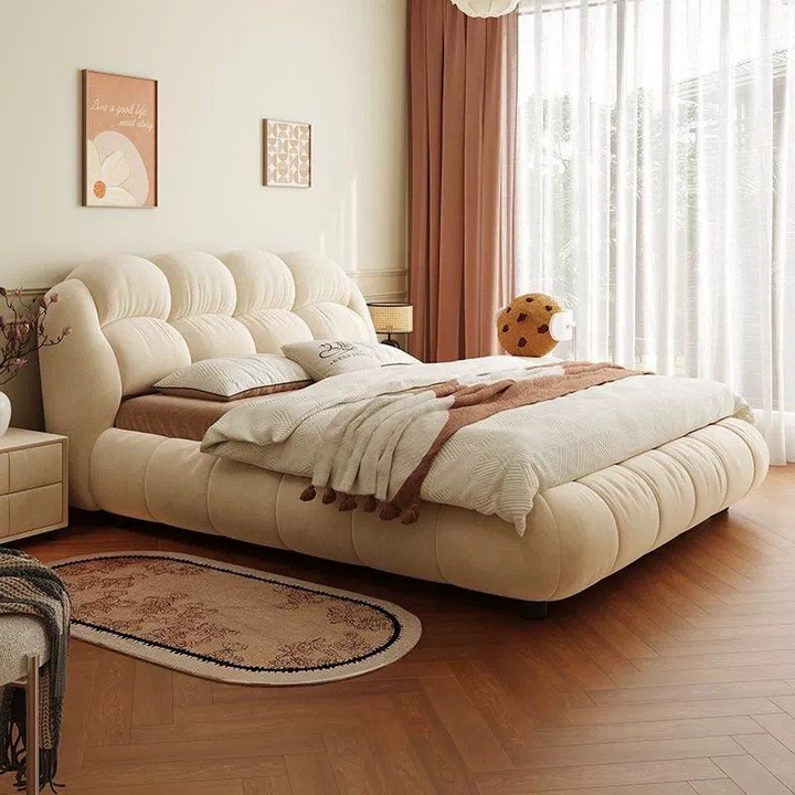 POUFFY Modern Storage Bedframe