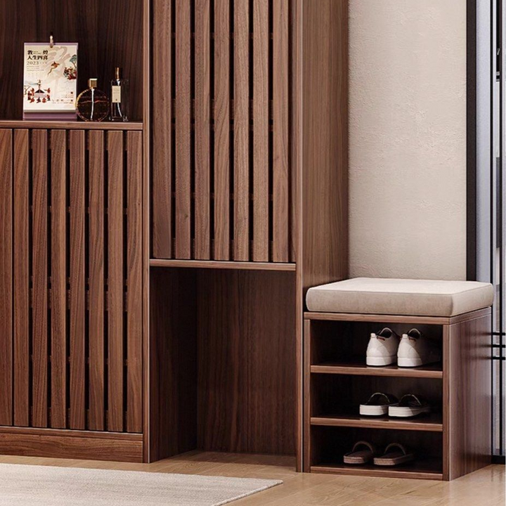 ADIA Modern Solid Wood Storage Shoe Cabinet