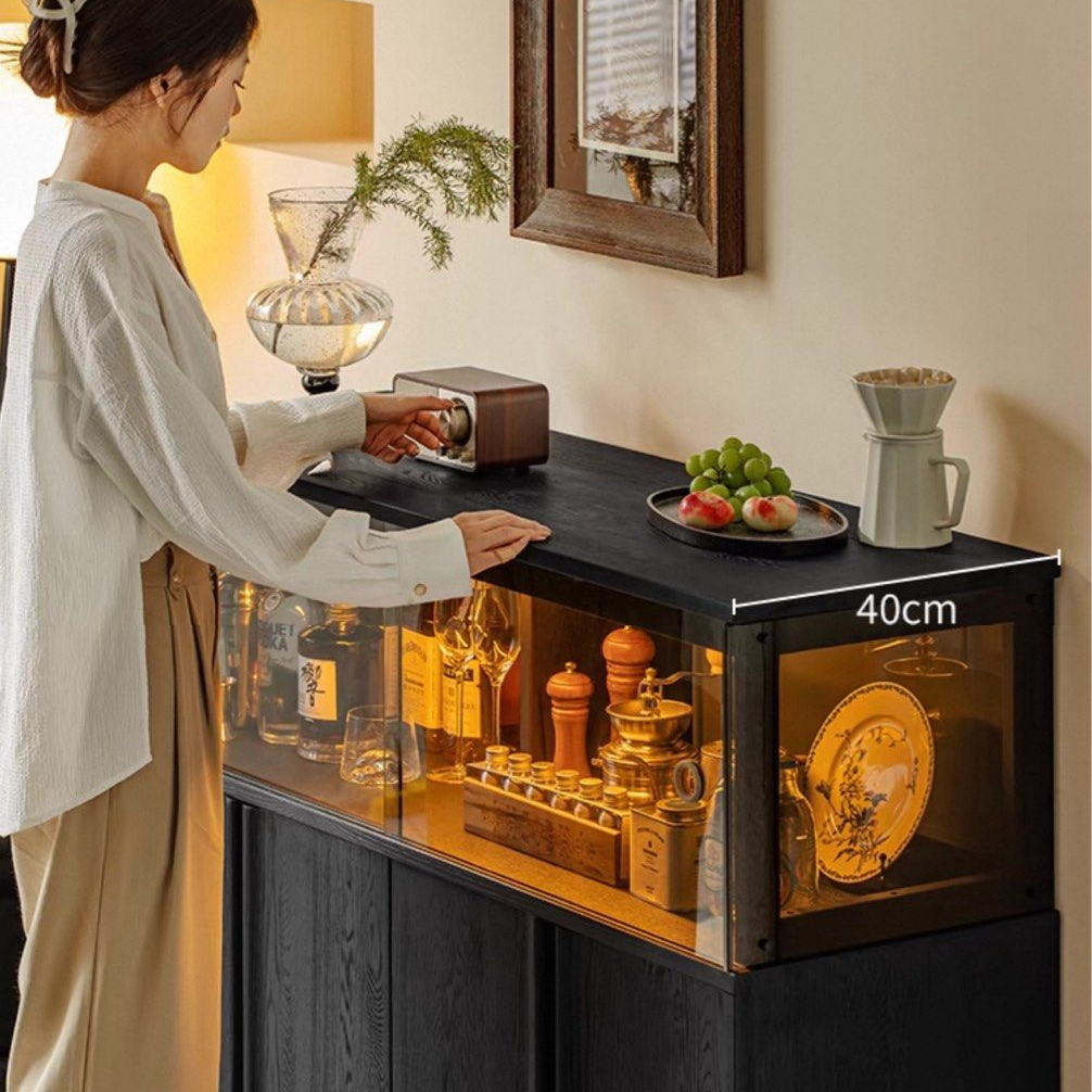 IGORA Modern Solid Wood Wine Cabinet