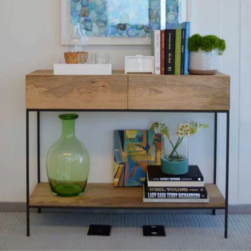 RIKU Solid Wood Console Table