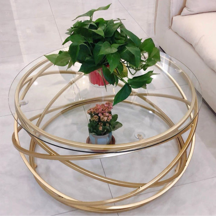 PUGH Modern Glass Coffee Table